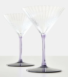 NasonMoretti Set of 2 martini glasses