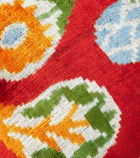 Les-Ottomans Silk and cotton velvet cushion