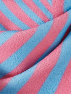 MSFTSrep - Logo-Print Cotton-Terry Beach Towel
