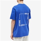 MKI Men's Square Logo T-Shirt in Royal Blue