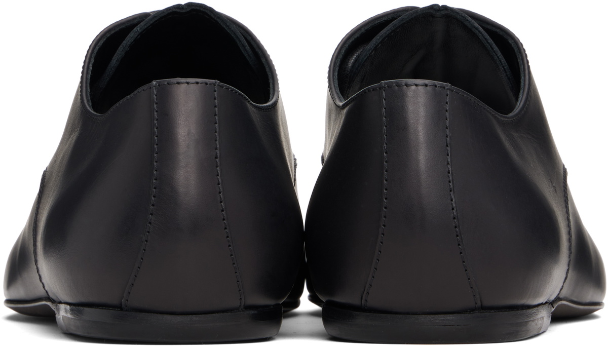 Dries Van Noten Black Leather Derbys