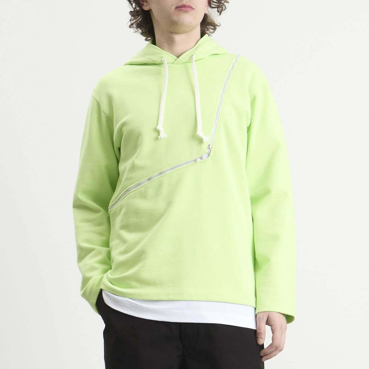 Comme des Garçons SHIRT Men's Cotton Hoodie in Green