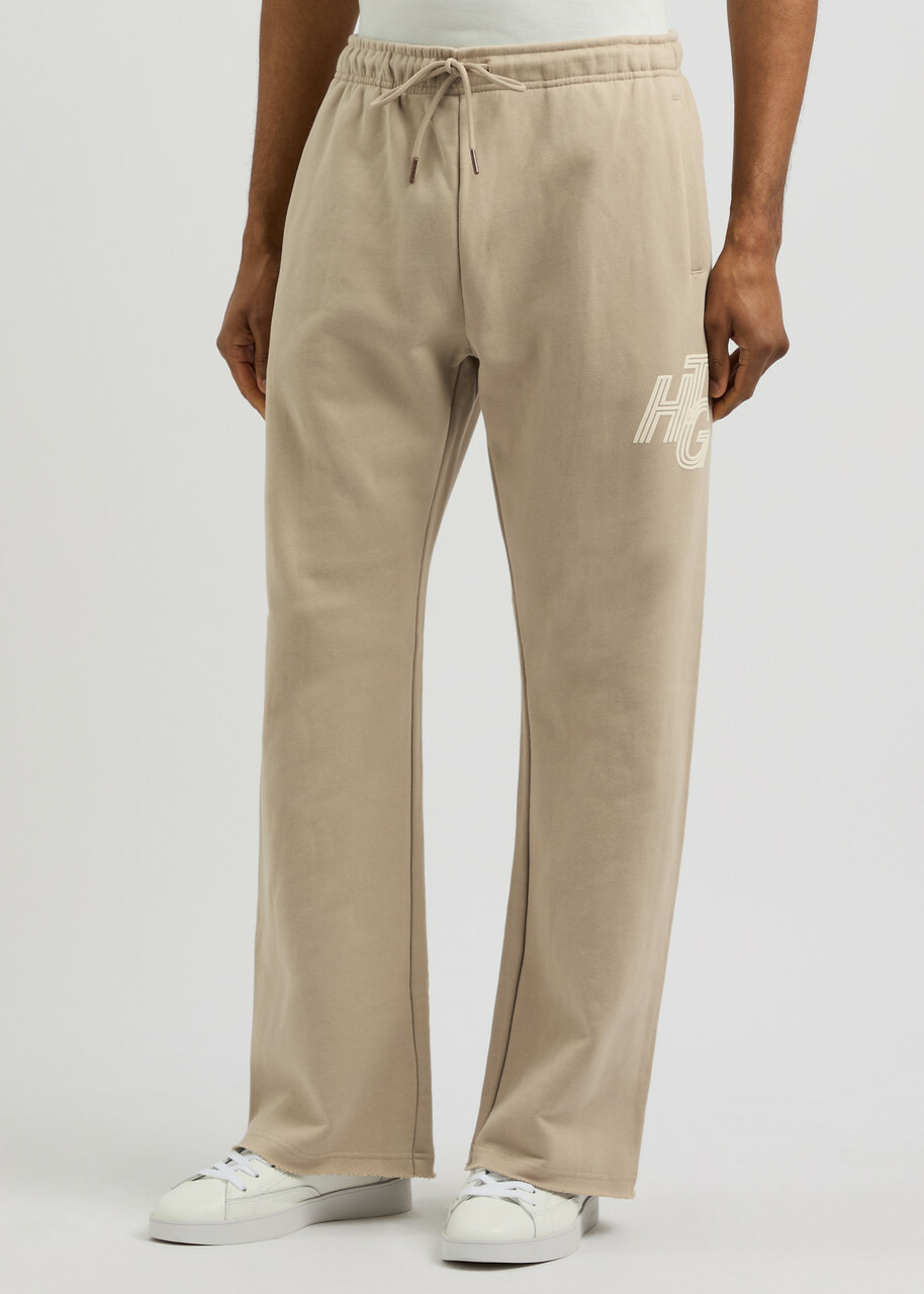 Honor The Gift Logo-print Cotton Sweatpants Stone