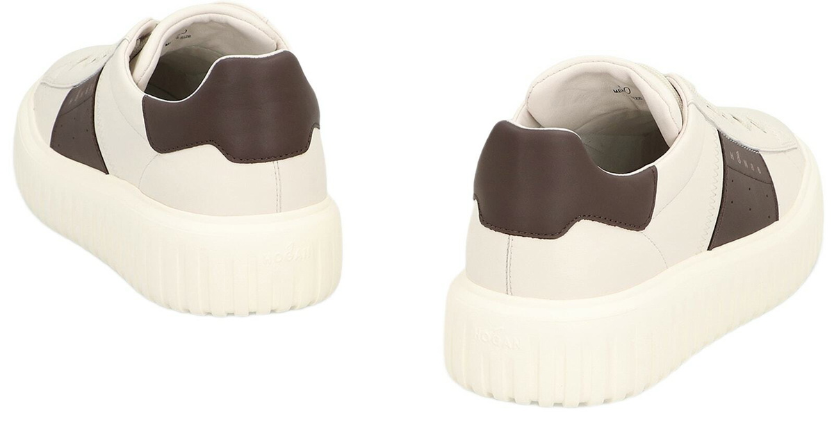 Hogan H-stripes Leather Sneakers
