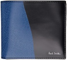 Paul Smith Black & Blue Rug Print Wallet