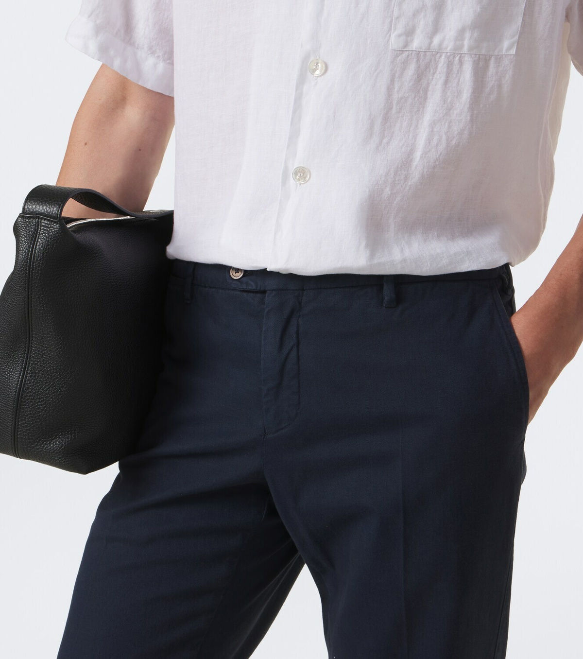 Fedeli Cotton-blend chinos