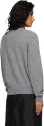 Dunst Gray Soft V-Neck Sweater