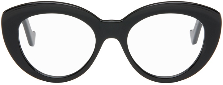 Photo: LOEWE Black Chunky Anagram Glasses
