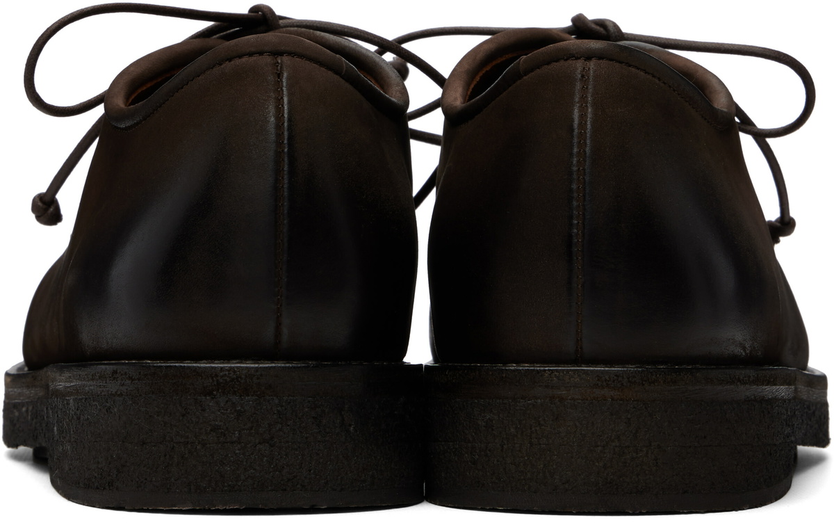 Marsèll Brown Moccar Leather Oxfords