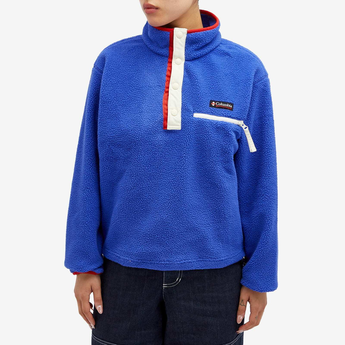 Columbia Jeugd Unisex Helvetia 2 bedrukte halve snap fleece, fleece Columbia Jeugd Unisex Helvetia 2 bedrukte halve snap fleece, fleece