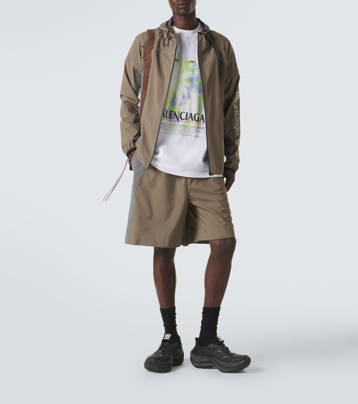 Balenciaga Printed cotton jersey T-shirt
