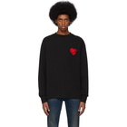 Palm Angels Black Pin My Heart Long Sleeve T-Shirt