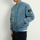 Stone Island Men's Nylon Metal EcoNyl PrimaLoft Bomber Jacket in Steel Blue
