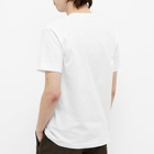 Comme des Garçons Play Men's Basic Logo T-Shirt in White/Black