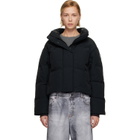 Canada Goose Black 'Black Label' Grandview Cropped Down Jacket