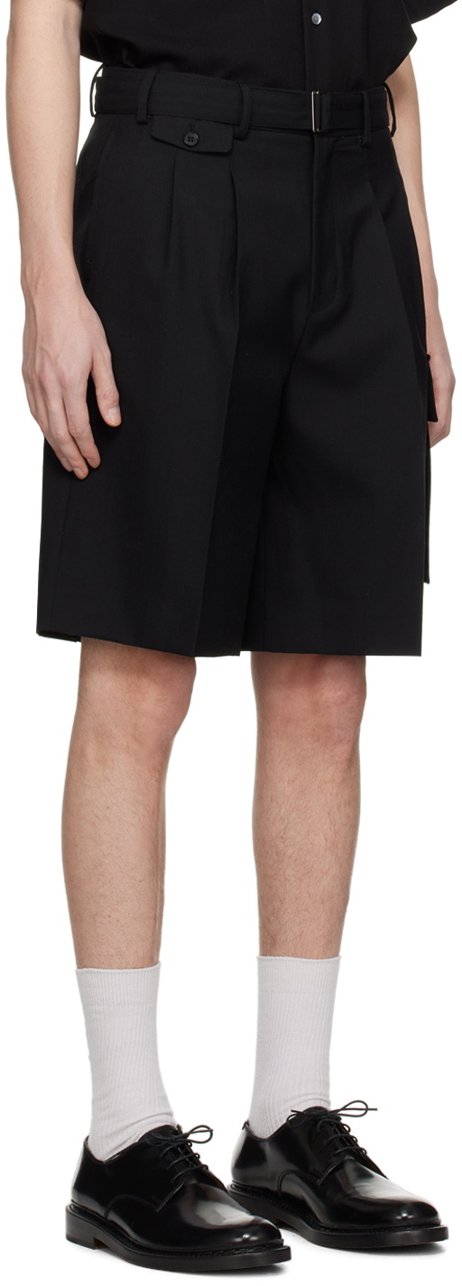 Dunst Black Belted Shorts