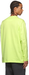 Y-3 Yellow Chest Logo Long Sleeve T-Shirt