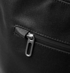 Brooks England - Rivington Leather-Trimmed Coated Cotton-Canvas Backpack - Black