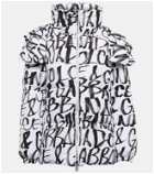 Dolce&Gabbana - Logo printed nylon puffer jacket