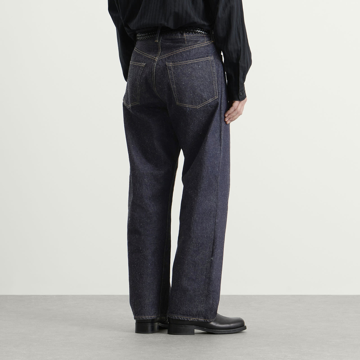 Kaptain Sunshine Men's Indigo Straight Denim Jeans in Indigo One Wash