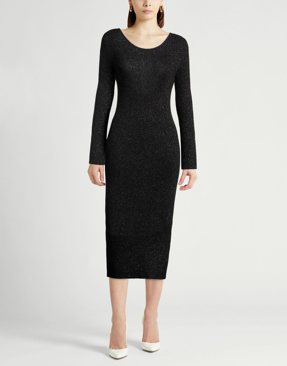 Jucca Womens Midi dress in Black