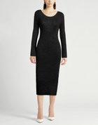 Jucca Womens Midi dress in Black