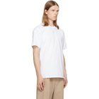 Givenchy White Contour Seam Contrasted Stitch T-shirt