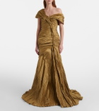 Marmar Halim Off-shoulder bustier gown
