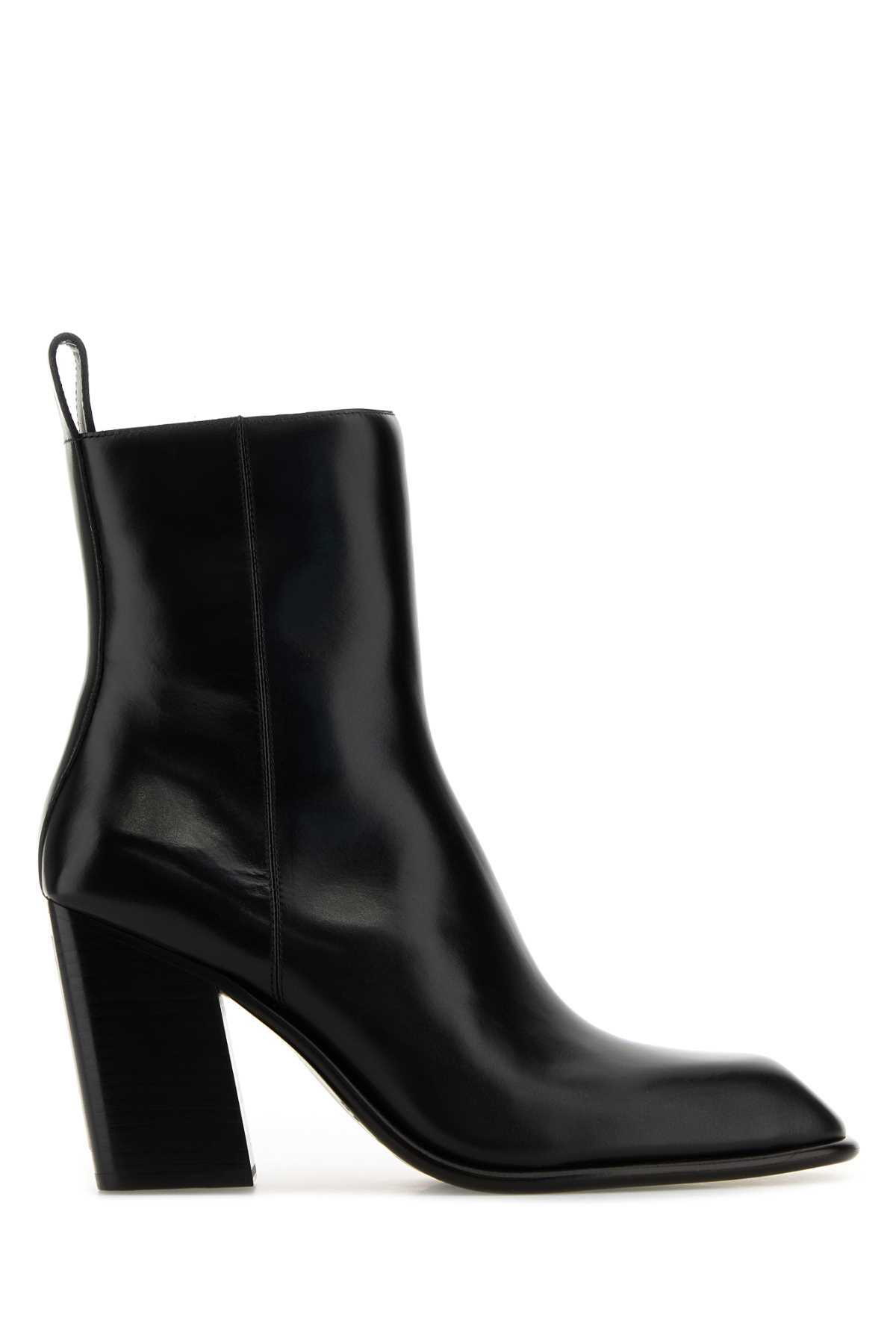 ロングブーツ ALEXANDER WANG Black Leather Kira 105 Ankle Boots Alexander Wang Black Leather Kira 105 Ankle Boots Alexander Wang
