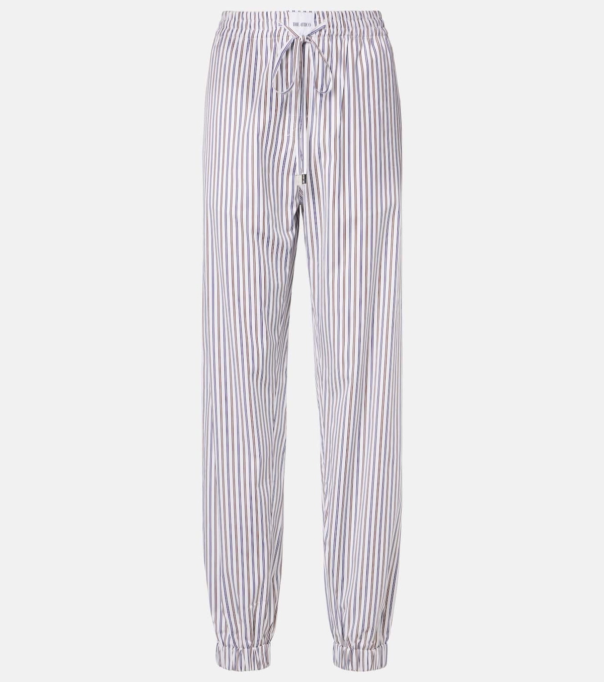 The Attico Striped cotton sweatpants