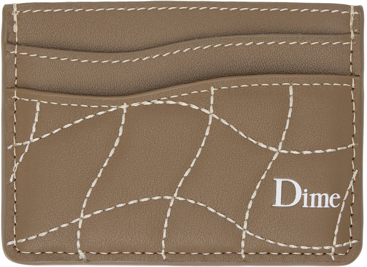 Photo: Dime Brown Quilted Card Holder