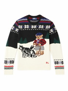 Polo Ralph Lauren - Fair Isle Intarsia Embroidered Wool-Blend Sweater - Multi