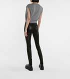 The Row - Moto leather leggings