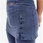 Peachy Den Women's Kylie Cupro Trousers in Denim Blue
