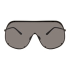 Rick Owens Black Shield Sunglasses