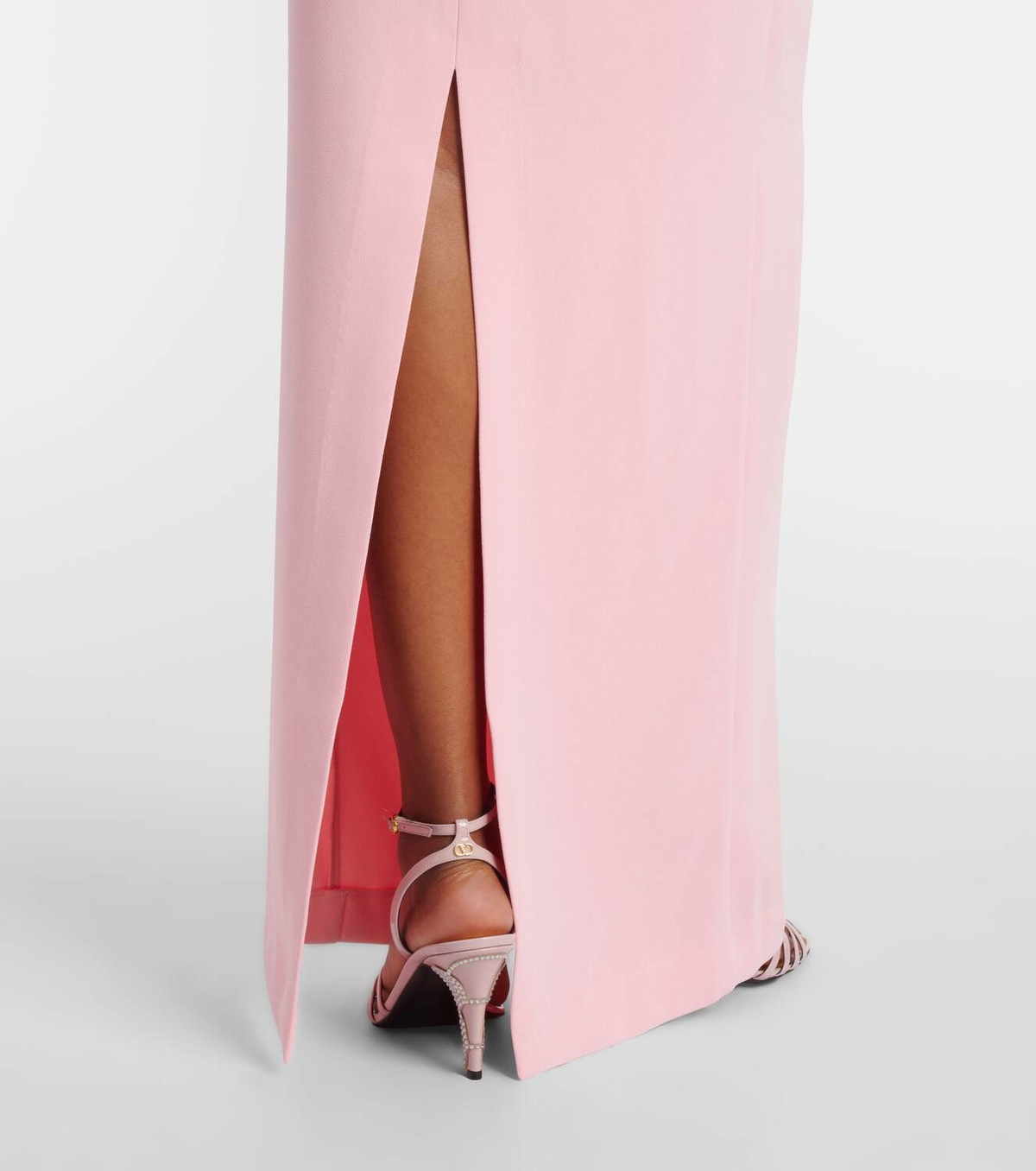 Solace London Riva embellished halterneck gown
