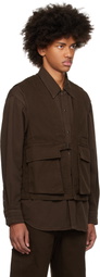 LEMAIRE Brown Utility Denim Vest