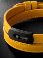 Messika - My Move DLC-Coated, Diamond and Leather Bracelet - Yellow