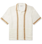 Our Legacy - Elder Embroidered Linen Shirt - White
