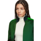 Valentino Green Zip-Up Track Jacket