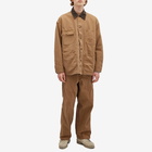 orSlow Men's Relaxed Fit Coverall Jacket in Brown