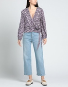 Maje Womens Top Dark in Purple