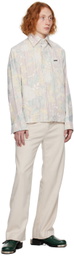 young n sang Pink Floral Shirt