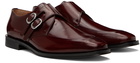 Maison Margiela Burgundy Double Monk Loafers