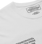 Neighborhood - Logo-Print Cotton-Jersey T-Shirt - White