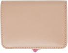 Marc Jacobs Pink & Off-White 'The Utility Snapshot Mini Compact' Wallet