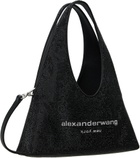 Alexander Wang Black Pike Crystal Mini Bag