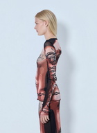 Jean Paul Gaultier Re-Edition Safe Sex Tattoo Longsleeve Top