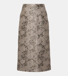 'S Max Mara Diletta jacquard midi skirt