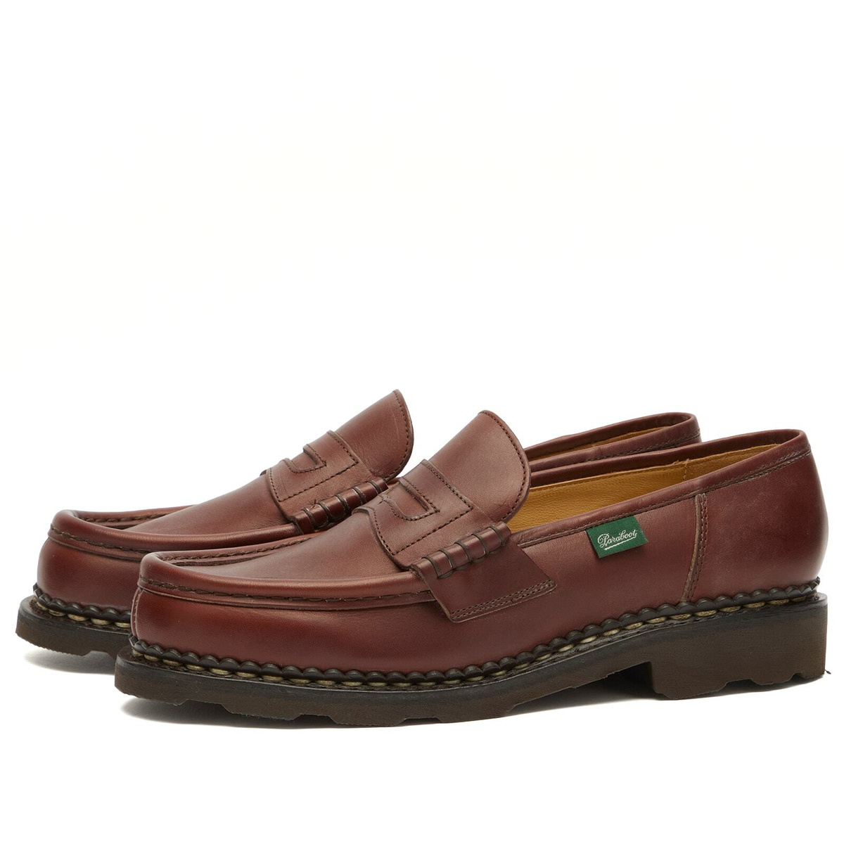 Paraboot Women's Orsay Leather Loafer in Brown